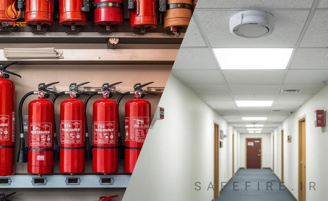 تفاوت سیستم اعلام حریق و سیستم اطفاء حریق چیست؟