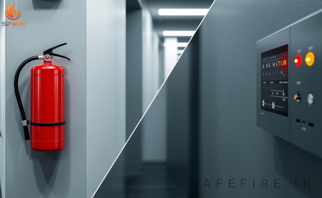 تفاوت سیستم اعلام حریق و سیستم اطفاء حریق چیست؟